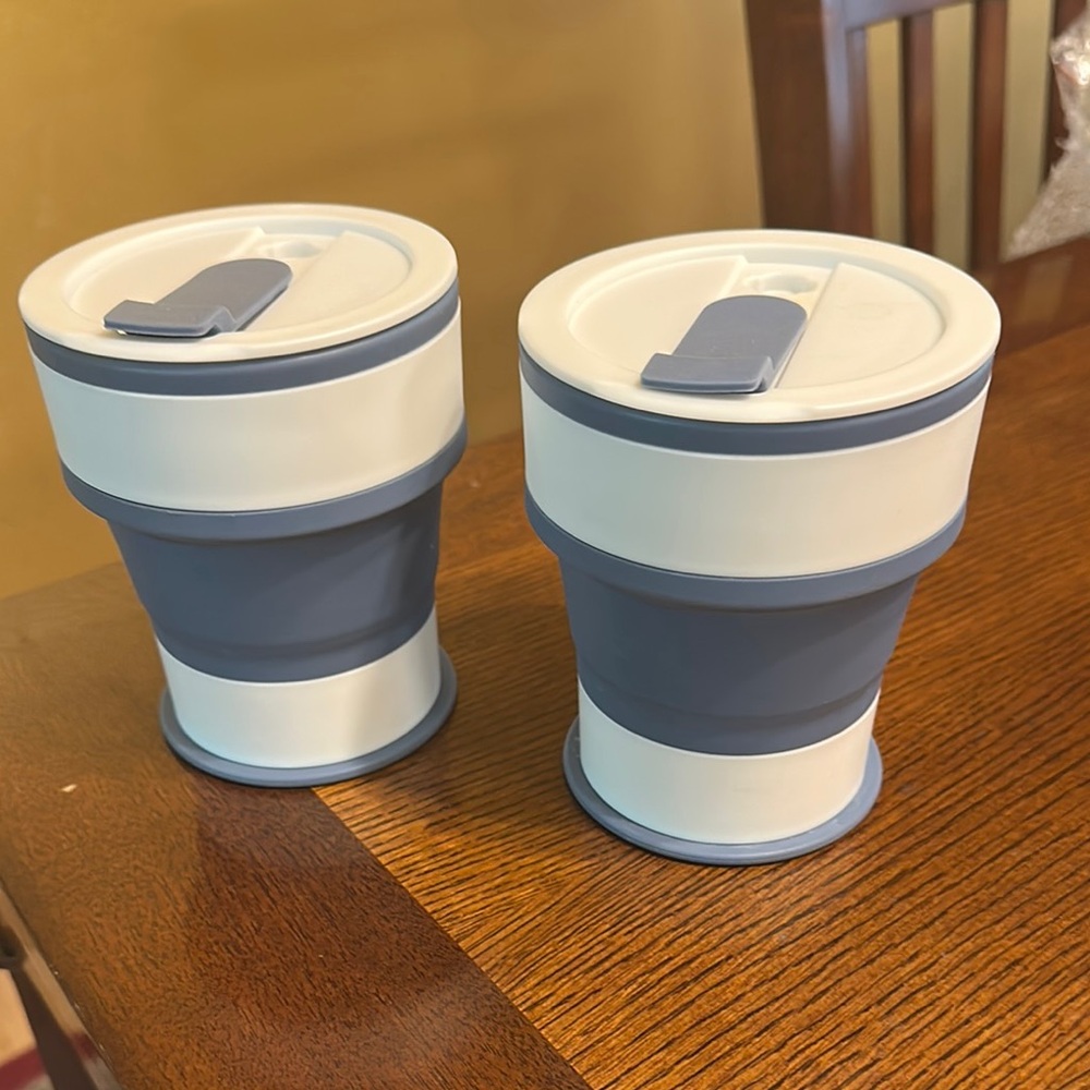 Collapsible Travel Cup set (set contains 2)
